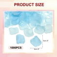thumbnail image 2 of Uxcell Artificial Rose Petals 1000Pcs Fake Flowers Silk Petal Decoration Supplies for Events, Light Blue, 2 of 7