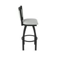 thumbnail image 4 of 870 Hadleigh 36" Swivel Bar Stool with Black Wrinkle Finish and Graph Alpine Seat and Back, 4 of 5