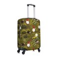 thumbnail image 3 of Easygdp Gnomes Playing in the Garden Print Elastic and Washable Suitcase Protective Cover with Hidden Zipper Fits 18-32 inch Luggage -Small, 3 of 9
