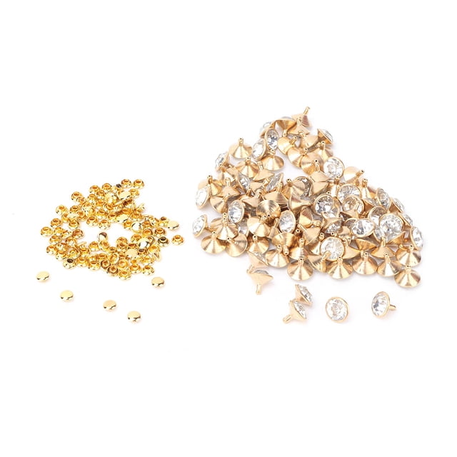 Tissu en Cuir StudsCloth Cristal Incrustation Rapide Rivets Strass Bouchon Rivets Bouchon Stud Top-Notch Performance