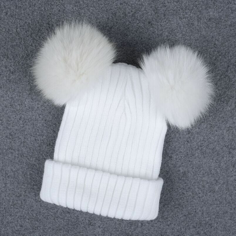 Winter Knit Beanie Hat Warm Wool Hat 