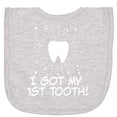 thumbnail image 2 of Inktastic I Got My First Tooth Announcement Newborn Bib, 2 of 3