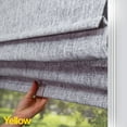 thumbnail image 4 of Yellow Blinds Cordless Blackout Roman Shade, Lexington Gainsboro - 23"W X 72"H, 4 of 7