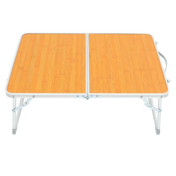 PAMINGONO Camping Table Foldable Lightweight Bed Table Density Board 1Pack