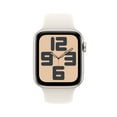 thumbnail image 5 of Apple Watch SE (2nd Gen) [GPS 44mm] Smartwatch with Starlight Aluminum Case with Starlight Sport Band - M/L, 5 of 9