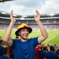 thumbnail image 4 of Vjnyvs Germany Football Fans Hat Novelty Flag Pattern Hat Funny Cheer Accessories for Football Party Celebration Accessories, 4 of 7