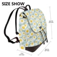 thumbnail image 2 of Fotbe Daisies Flowers Mochila Bolso con Estampado para Mujer, Mochila Antirrobo de Nylon Impermeable, Bolsa Ligera de Hombro, 2 of 4