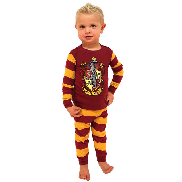 Intimo Harry Potter Pyjamas pour Enfants Toutes Maisons avec Blason (Gryffondor, 4T)