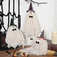 thumbnail image 2 of 2025 1PCS Halloween Hanging Ghosts with Orange Witch Hat Cute Spooky Ghost Hanging Ghost Halloween Decorations, 2 of 5