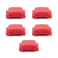 thumbnail image 4 of 5 Pcs Pince de Support de Pique de Guitare Plectre pour Piques Dunlop (Rouge), 4 of 4