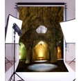 thumbnail image 2 of EREHome Polyester Fabric Ancient Building Backdrop 5x7ft Photography Backdrop Lights Stone Pillars Wall Photos Video Studio Props, 2 of 3
