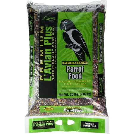 D&D Commodities (#125200) Premium L'Avian Plus Parrot Bird Food, 20 lb.