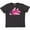 Retro Heather Black, variant on Inktastic Girls Pink Airplane Pilot Youth T-Shirt