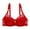 Red, variant on Wuffmeow French Sexy Lace Bra Thin Section Gathered Bra Steel Ring Adjustable 3/4 Cup Bra For Women
