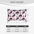 thumbnail image 3 of Plush Throw Pillow Covers, Plaid Love Balloon Cute Cat Pillow Cases with Invisible Zipper, Breathable Microfiber Pillow Cases Standard Size for Sleeping Bedroom Sofa Living Room 16x24, 3 of 5