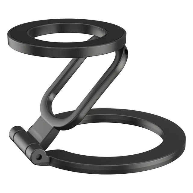 pstuiky Soporte magnético de doble cara para teléfono, multifuncional, con hebilla de anillo, para escritorio, totalmente metálico.