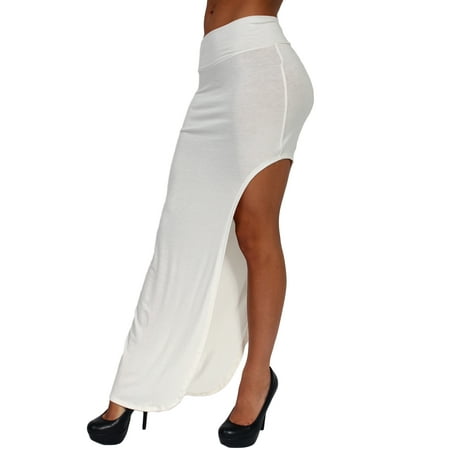 Rayon Velvet Skirt - Women's Skirt Split Open Side Full Length Rayon Made in the USA