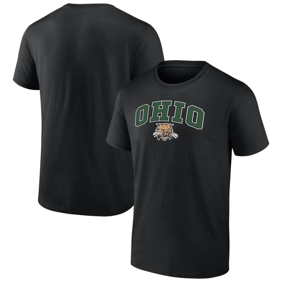 Men's Black Ohio Bobcats Campus Team T-Shirt