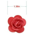 thumbnail image 3 of 50 Pcs 1.3 Inch Mini Artificial Rose Flowers PE Foam Fake Rose Heads DIY Wedding Flowers for DIY Bear Wedding Home Decoration DIY Crafts, Party, Festival,Valentine's Day Decoration, Milky White, 3 of 8