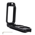 thumbnail image 1 of Aluminum Alloy Horizontal Vertical Shooting L Shape Quick Release Plate Bracket Hand Grip for Nikon D850 DSLR Camera, 1 of 9