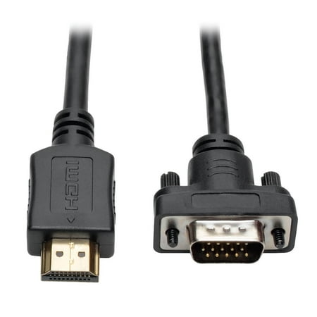 UPC: 0037332201126 | Tripp Lite HDMI to VGA Active Converter Cable HDMI to Low-Profile HD15 (M/M) 1920 x 1200/1080p 60 Hz 3 ft.