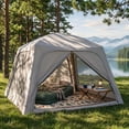 thumbnail image 3 of Inflatable Car Tents for Camping, Blow Up Tent with Hand Pump, Easy Setup Inflatable SUV Tent with Large Awning, PU 3000mm Waterproof Oxford Portable Tents for Camping Adult 6-8 Person, 3 of 11