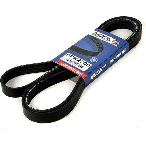 MOCA AUTOPARTS 6PK2200 Serpentine Belt for 01-09 Mazda B4000 4.0L & 1-05 Ford Explorer Sport Trac 4.0L & 98-99 Cadillac Seville 4.1L and More