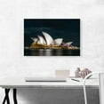 thumbnail image 2 of ARTCANVAS Sydney Opera House at Night Australia Canvas Art Print - Size: 26" x 18" (1.50" Deep), 2 of 9