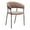 Brown, variant on Josephine Dining Chair Cream Dining Chair, Modern Style, Shearling style fabric, Plywood, Indoor Dining
