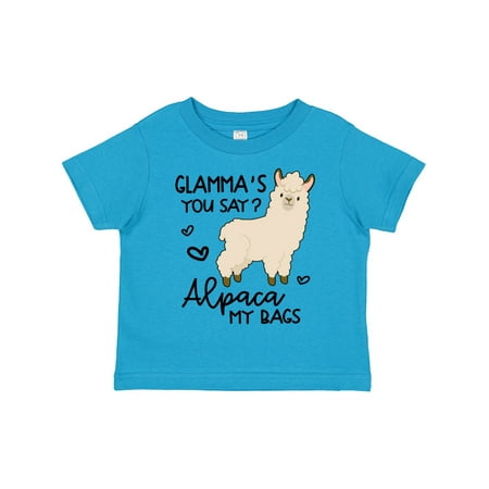 

Inktastic Glamma s You Say Alpaca My Bags Gift Toddler Boy or Toddler Girl T-Shirt