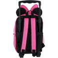 thumbnail image 3 of Disney Kids' 14 Inch Big Face Minnie Mouse Rolling Backpack, 3 of 4