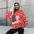 thumbnail image 4 of COEQINE Sweatshirts Pullover Women's Hoodies Oversized Tops Long Sleeves Crewneck Fit Soft Loose Lightweight Fashion Y2K Axolotl and Christmas Tree Hooded Sweatshirt Outfits Clothes, 2XL, 4 of 7