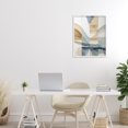 thumbnail image 3 of Stupell Industries Contemporary Geographic Fluid Abstraction White Framed Giclee Art, 16 x 20, by Alonza Saunders, 3 of 8