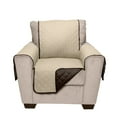 thumbnail image 2 of FurHaven Pet Products Reversible Chair Furniture Protector - Espresso/Clay, Chair, 2 of 10