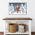 thumbnail image 4 of Amanti Art Santas List I Framed Canvas Wall Art Print, 4 of 8