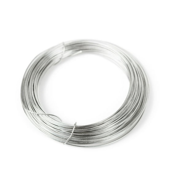 Cousin DIY Coated Copper Wire, Silver Finish, 22 Gauge, 32 ft Roll