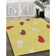 thumbnail image 2 of Ahgly Company Indoor Rectangle Patterned Banana Yellow Area Rugs, 8' x 10', 2 of 6