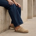thumbnail image 6 of Cushionaire Boulder Genuine Leather Clogs for Women, Slingback Slip On Shoes with Adjustable Swivel Back Strap and Memory Foam Footbed, 6 of 20