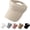 Beige, variant on Women's High Ponytail Sun Visor Hat, Breathable Knitted Wide Brim UV Protection Sun Hats for Women, Sports Knit