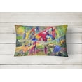 thumbnail image 2 of ""Caroline'S Treasures 8600Pw1216 Parrot Canvas Fabric Decorative Pillow Large Multicolor"", 2 of 3