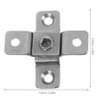 thumbnail image 2 of GAXIRE 2Ud Bisagras De Acero Inoxidable Para Puertas Con Eje De Torque Y Amortiguador Para Muebles, 2 of 7