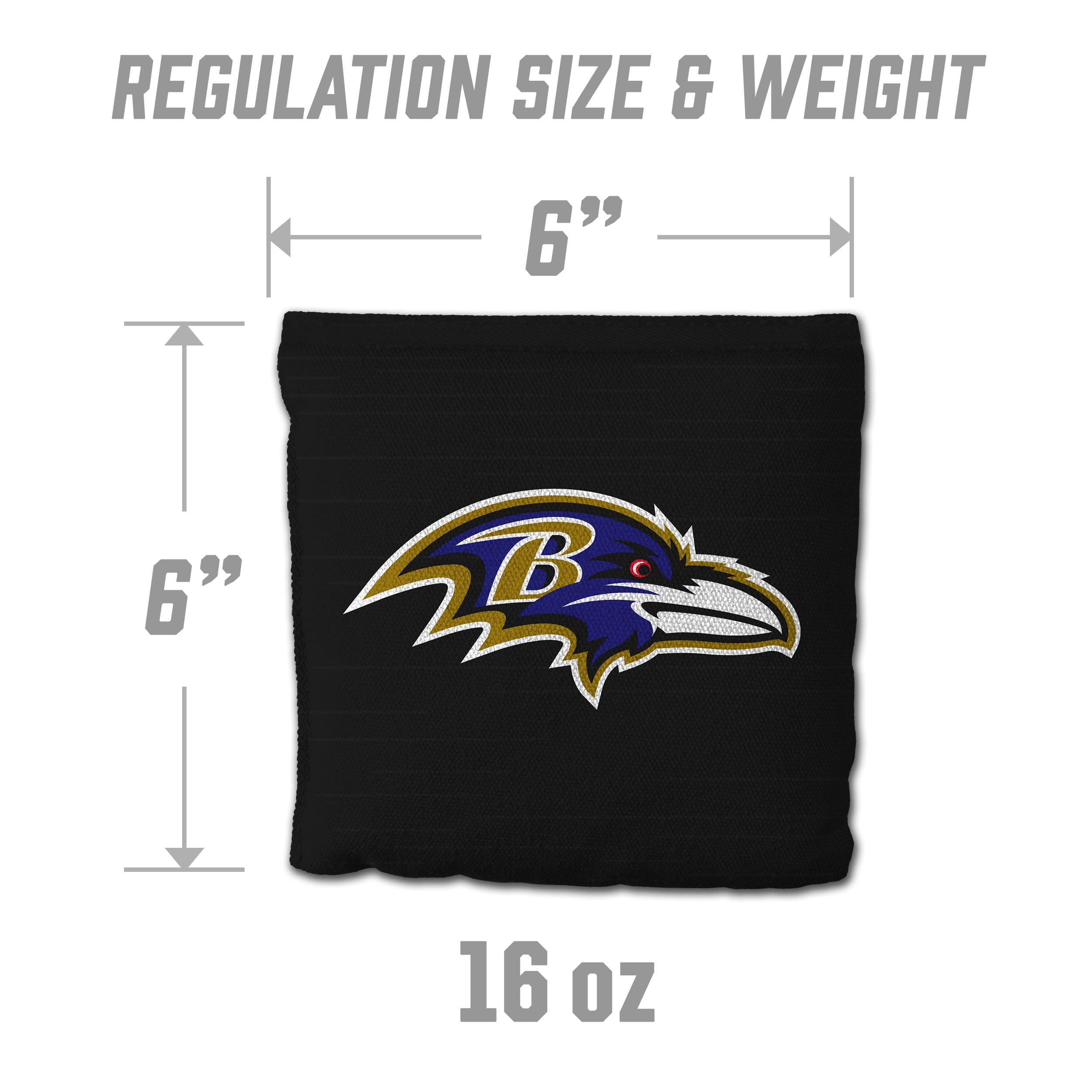 Baltimore Ravens 8pk Licensed Cornhole Bags