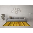 thumbnail image 3 of Ahgly Company Machine Washable Indoor Rectangle Southwestern Yellow Country Area Rugs, 5' x 8', 3 of 4