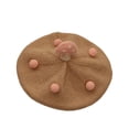 thumbnail image 2 of Txlixc Lindos niños pequeños boinas de setas para niños pequeños sombreros de punto cálidos para niños en invierno Txlixc  moda, 2 of 4