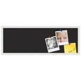 thumbnail image 2 of PinPix 36x12 Custom Cork Bulletin Board Black Diamond Poster Board Has a Fabric Style Canvas Finish, Framed in Black Diamond, by ArtToFrames (PinPix-120), 2 of 6