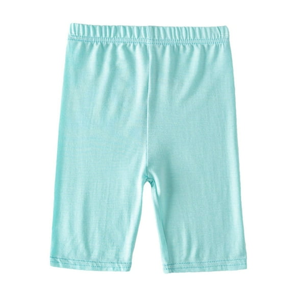 Kaemgyyd 2-13 Years Baby Girls Bottoms Summer Shorts Toddler Solid Slim Tight Bike Under Shorts for Kids Child Clothes
