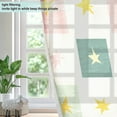 thumbnail image 4 of Yayeee Window Curtains Light Filtering 63"x42" Grommet Panel Pair Home Living Room Decor, Beige Abstract, 4 of 7