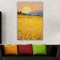 thumbnail image 5 of OWNSERIES Home Decor Sunset Countryside Pattern Canvas Wall Art Paintings for Living Room - Canvas Framed Print Wall Artworks Ship From US Local Warehouse, 5 of 5