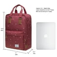 thumbnail image 5 of KAUKKO Stylish Oxford Fabric Backpack Travel Rucksack lightweight Hiking Bag Satchel, 5 of 5
