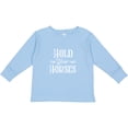 thumbnail image 3 of Inktastic Hold Your Horses in White Boys or Girls Long Sleeve Toddler T-Shirt, 3 of 5